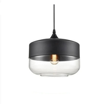 Elegant Glass Pendant Light Adjustable Hanging Lamp