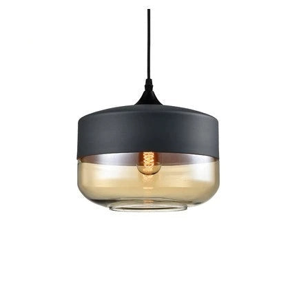 Elegant Glass Pendant Light Adjustable Hanging Lamp