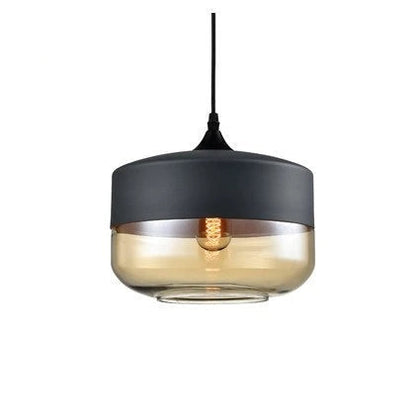 Elegant Glass Pendant Light Adjustable Hanging Lamp