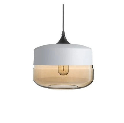 Elegant Glass Pendant Light Adjustable Hanging Lamp