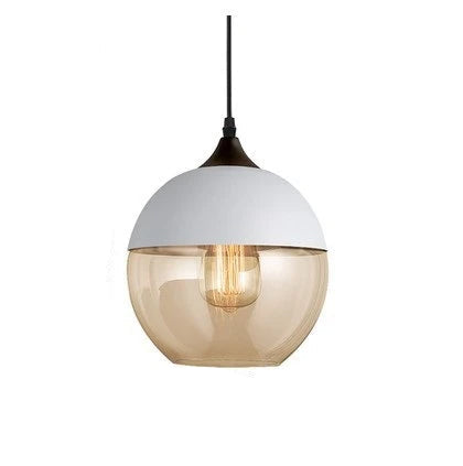 Elegant Glass Pendant Light Adjustable Hanging Lamp
