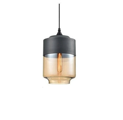 Elegant Glass Pendant Light Adjustable Hanging Lamp