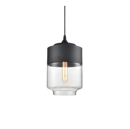 Elegant Glass Pendant Light Adjustable Hanging Lamp