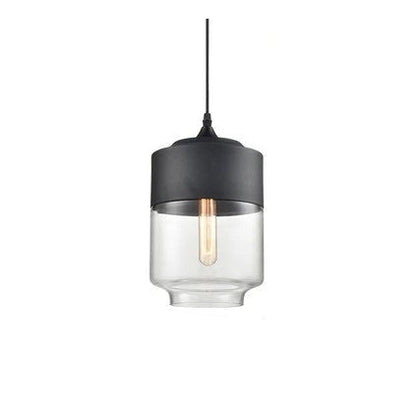 Elegant Glass Pendant Light Adjustable Hanging Lamp