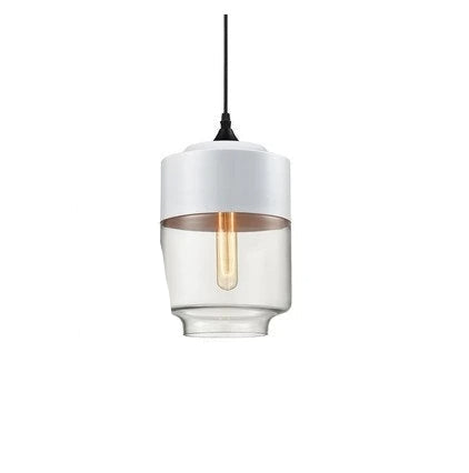 Elegant Glass Pendant Light Adjustable Hanging Lamp