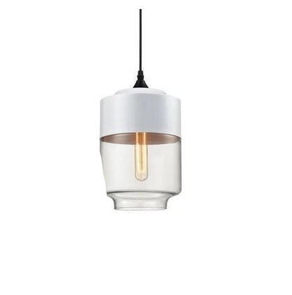 Elegant Glass Pendant Light Adjustable Hanging Lamp