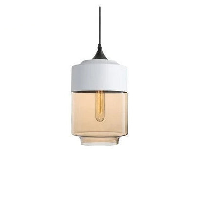 Elegant Glass Pendant Light Adjustable Hanging Lamp