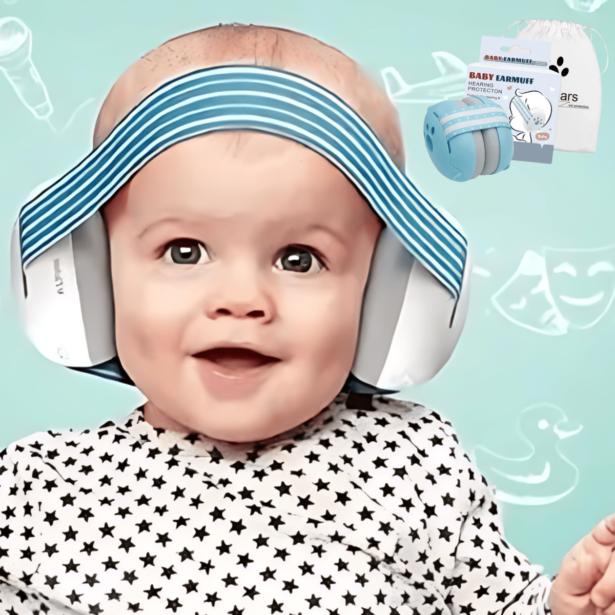 Soft Baby Ear Protection Muffs