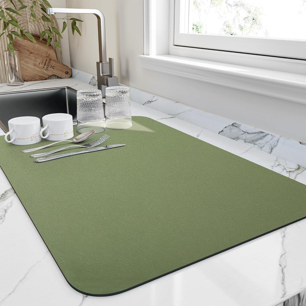 Waterproof Kitchen Drying Mat – Fast Absorbent Dish Drain Mat