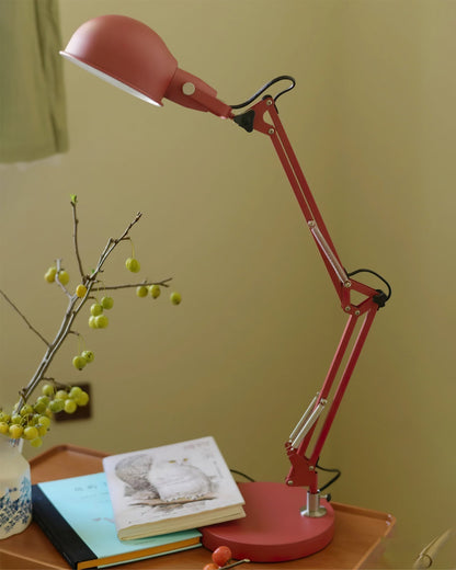 Red Glow Table Lamp