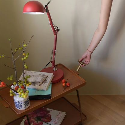 Red Glow Table Lamp