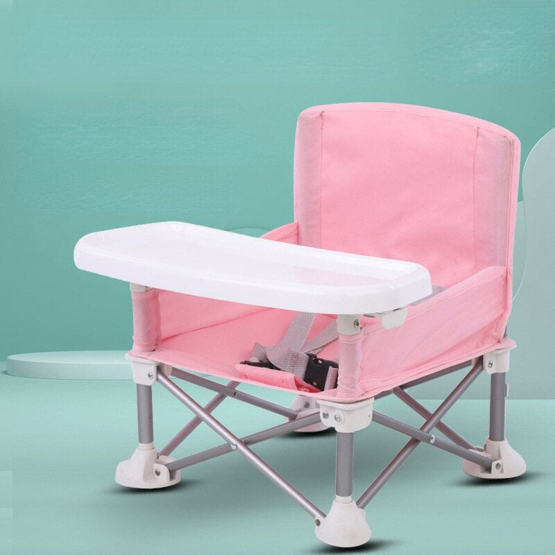 Fun Kids Camping Chair with Table – Compact Foldable Seat