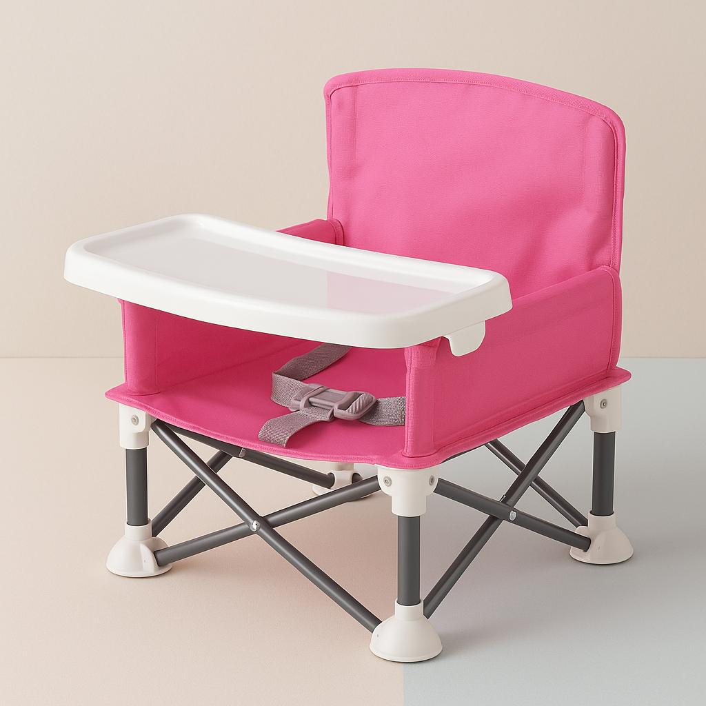 Fun Kids Camping Chair with Table – Compact Foldable Seat