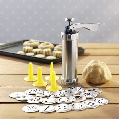 Easy Bake Stainless Steel Cookie Press - Fesara