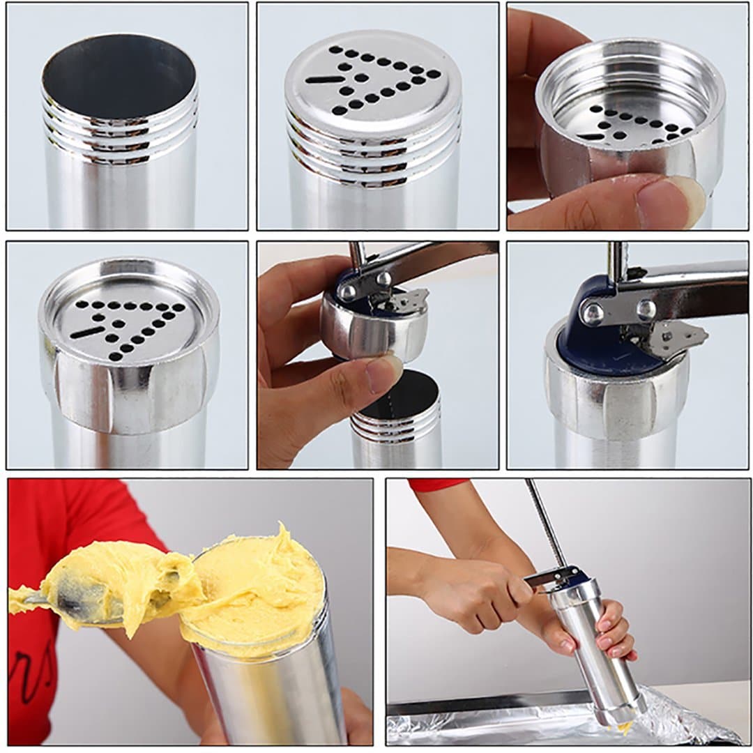 Easy Bake Stainless Steel Cookie Press