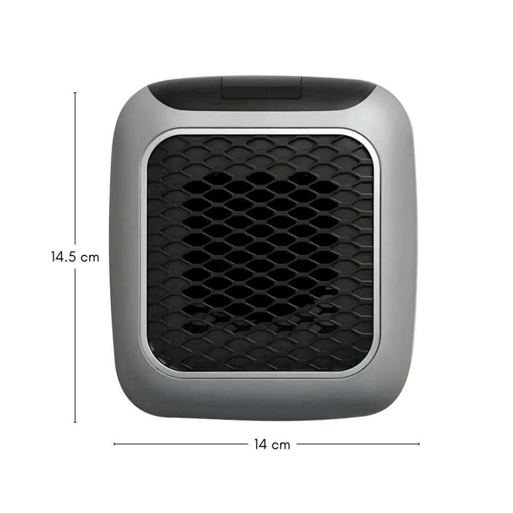 Compact Ceramic Electric Wall Heater with Thermostat