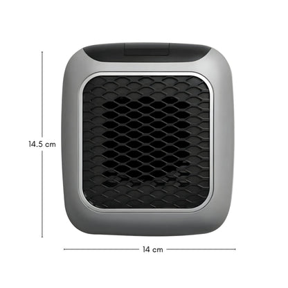 Compact Ceramic Electric Wall Heater with Thermostat