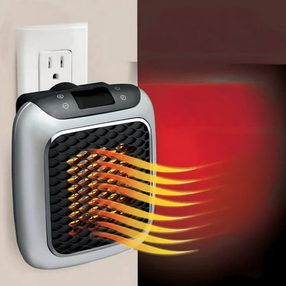 Compact Ceramic Electric Wall Heater with Thermostat