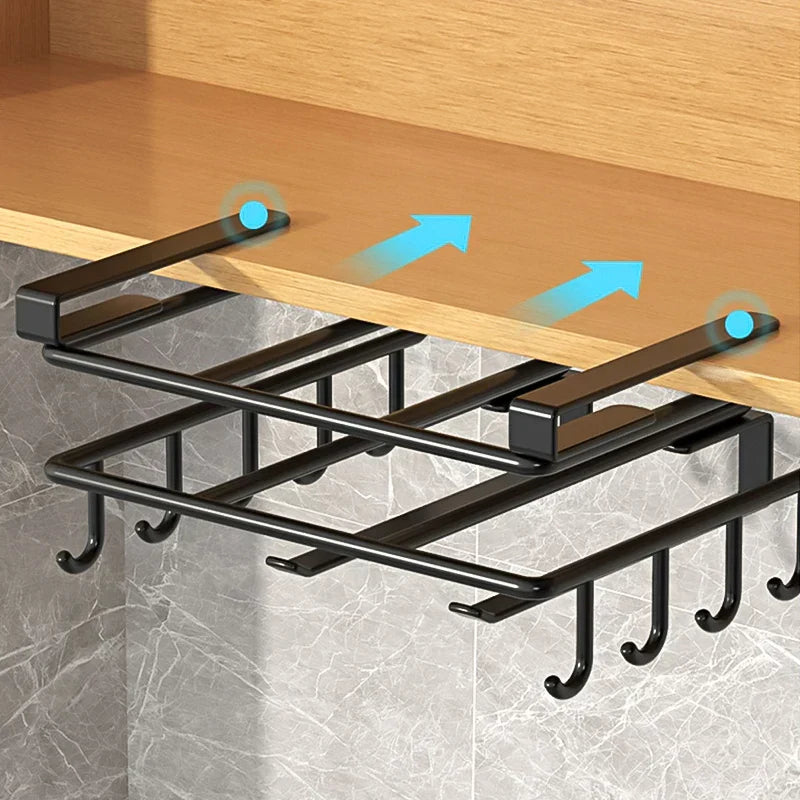 Space Saving Kitchen Hanging Organizer - Easy Install
