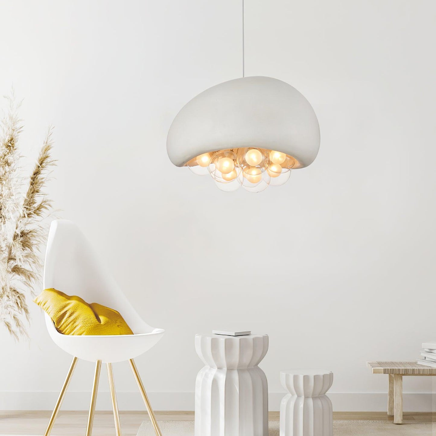 Bright Airy Pendant Light Fixture