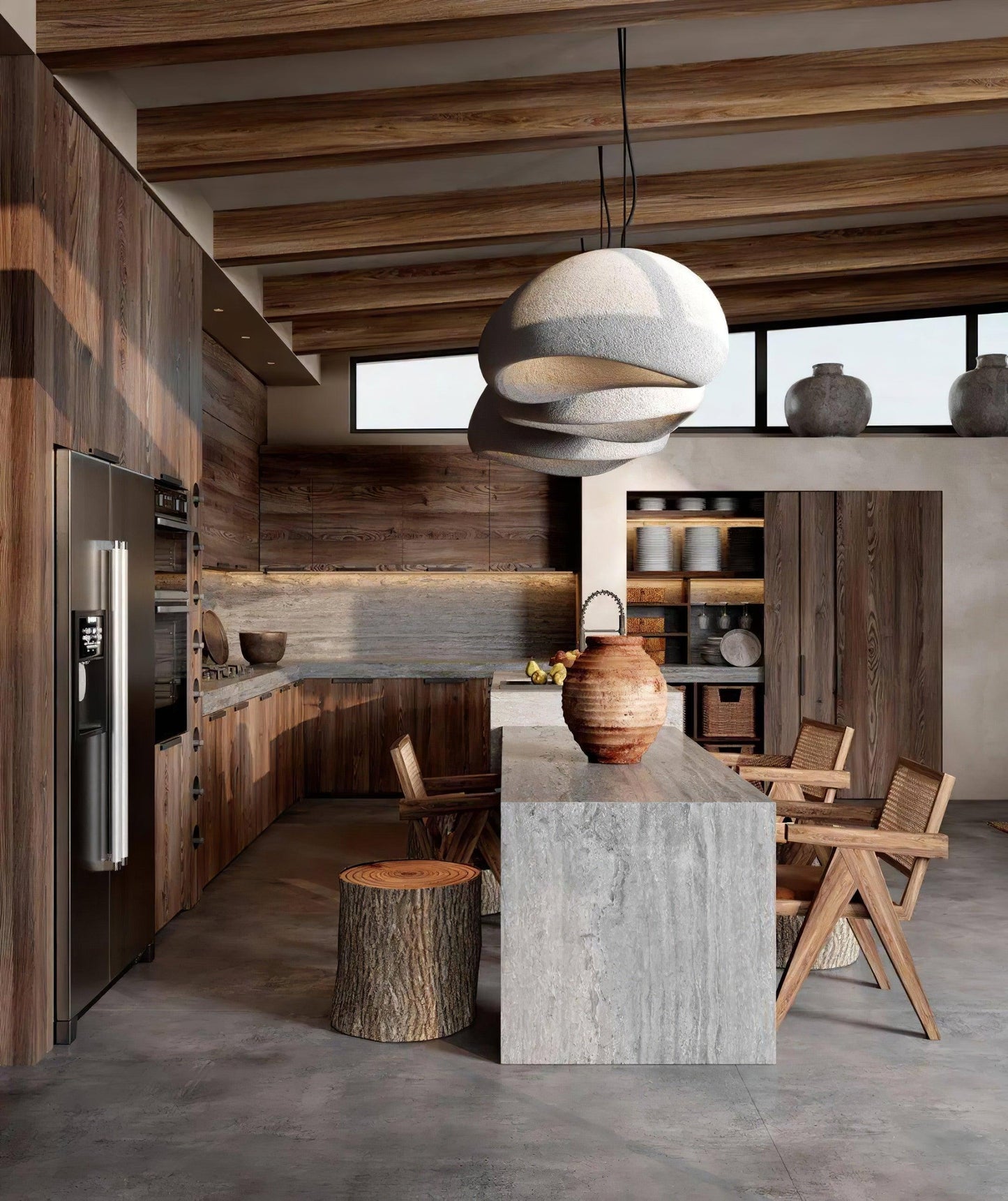 Simple Sleek Glass Pendant Light Fixture
