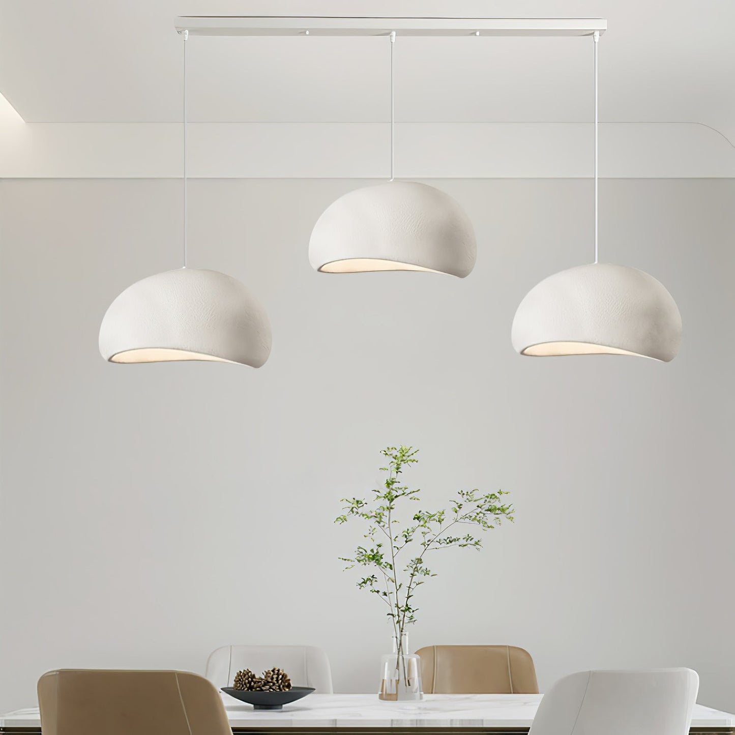 Simple Sleek Glass Pendant Light Fixture