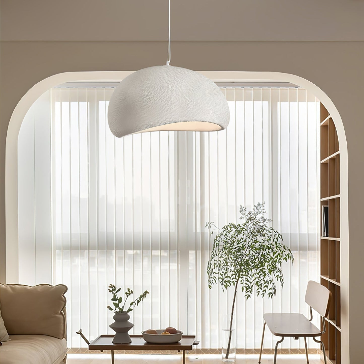 Simple Sleek Glass Pendant Light Fixture