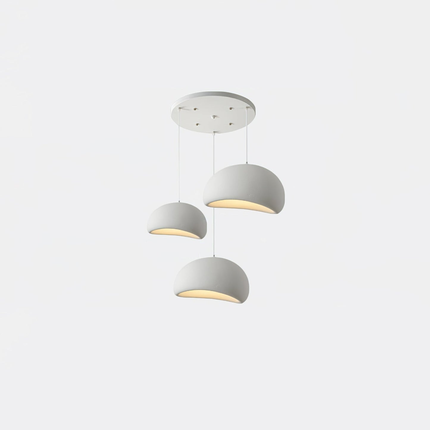 Simple Sleek Glass Pendant Light Fixture