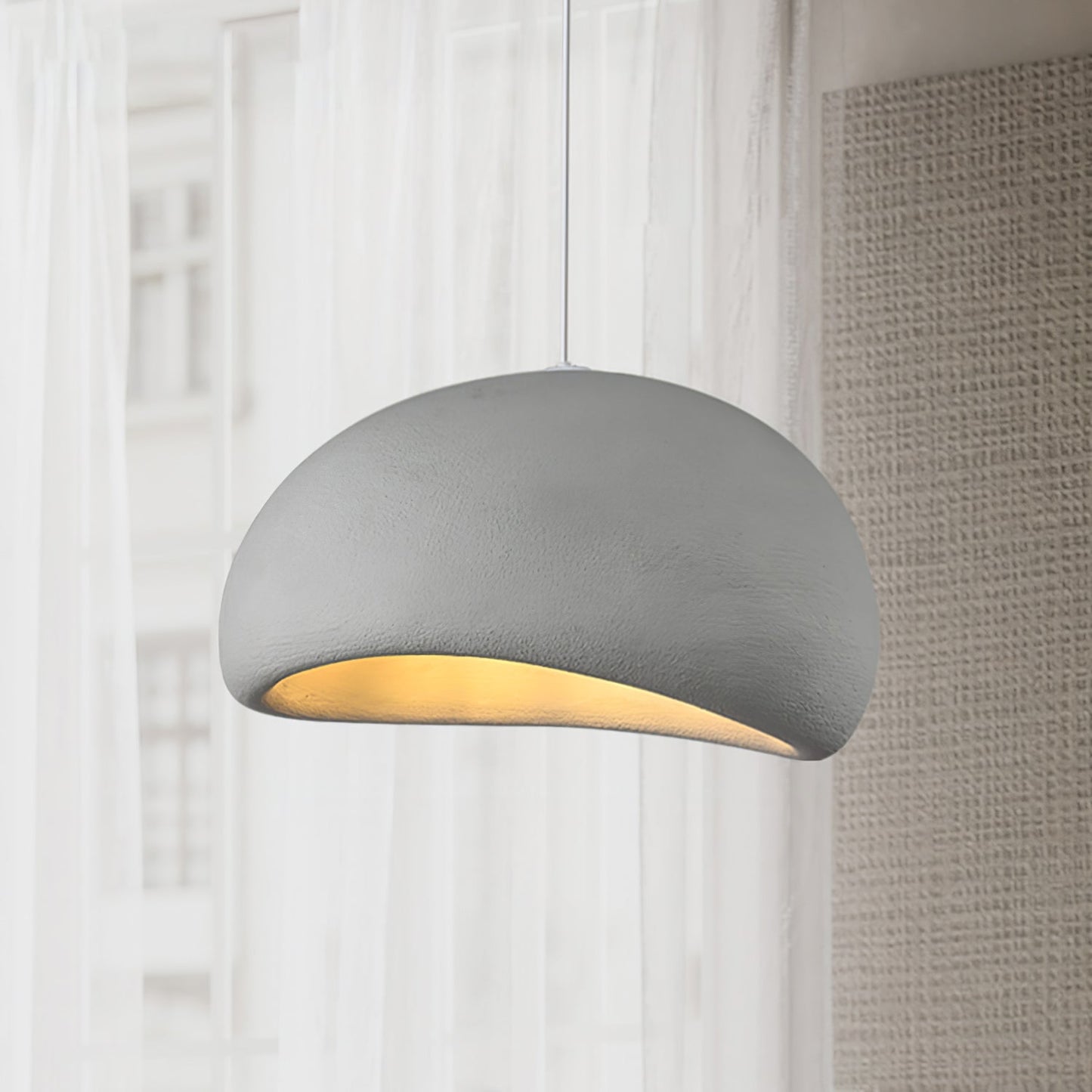 Simple Sleek Glass Pendant Light Fixture