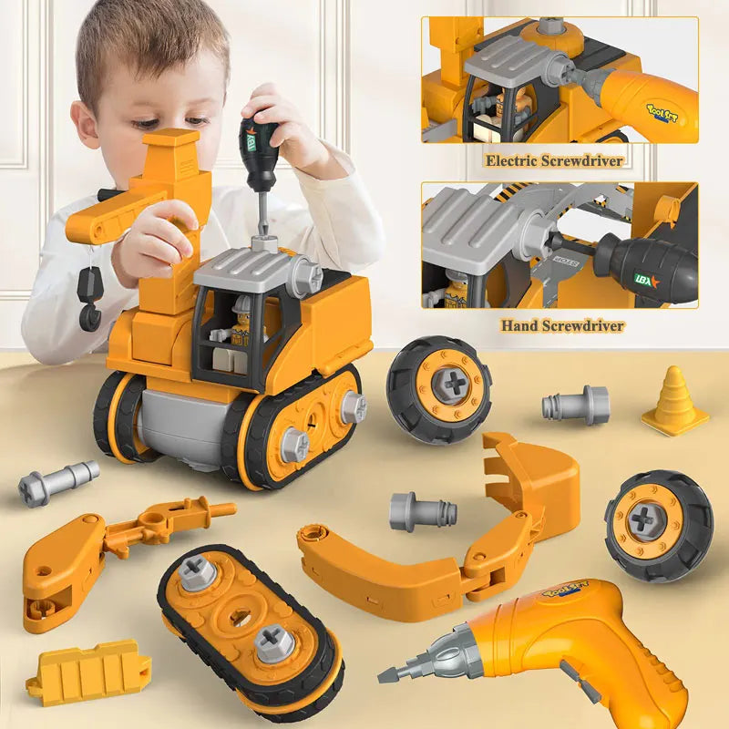 Ultimate Kids Building Car Kit - 120 Piece Playset