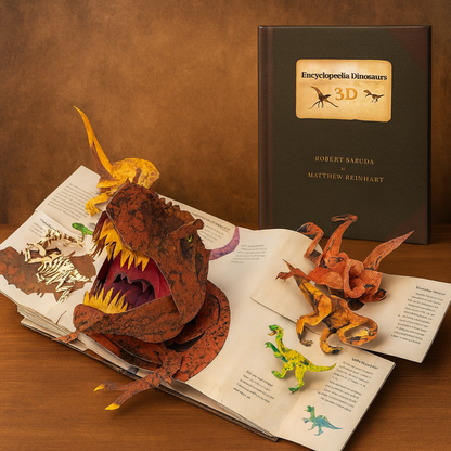 Fun 3D Dinosaur Pop Up Book for Kids