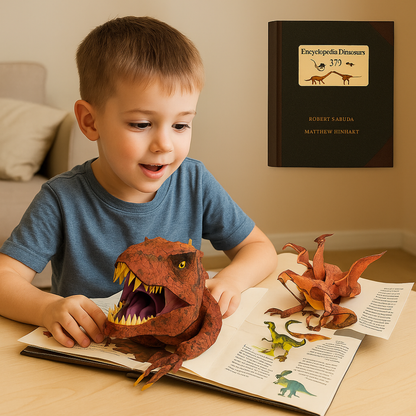 Fun 3D Dinosaur Pop Up Book for Kids