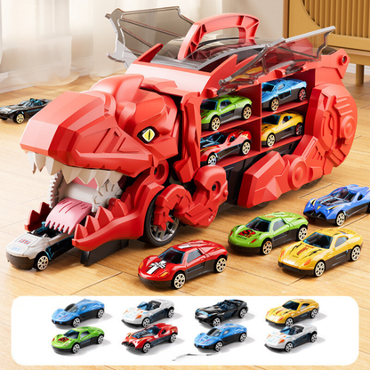 Fun Dinosaur Toy Car Carrier Play Set