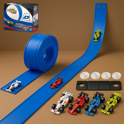 Fun Kids Racing Track Play Set Foldable Portable