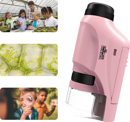 Fun Kids Microscope Set 60x-120x Magnification Learning Kit
