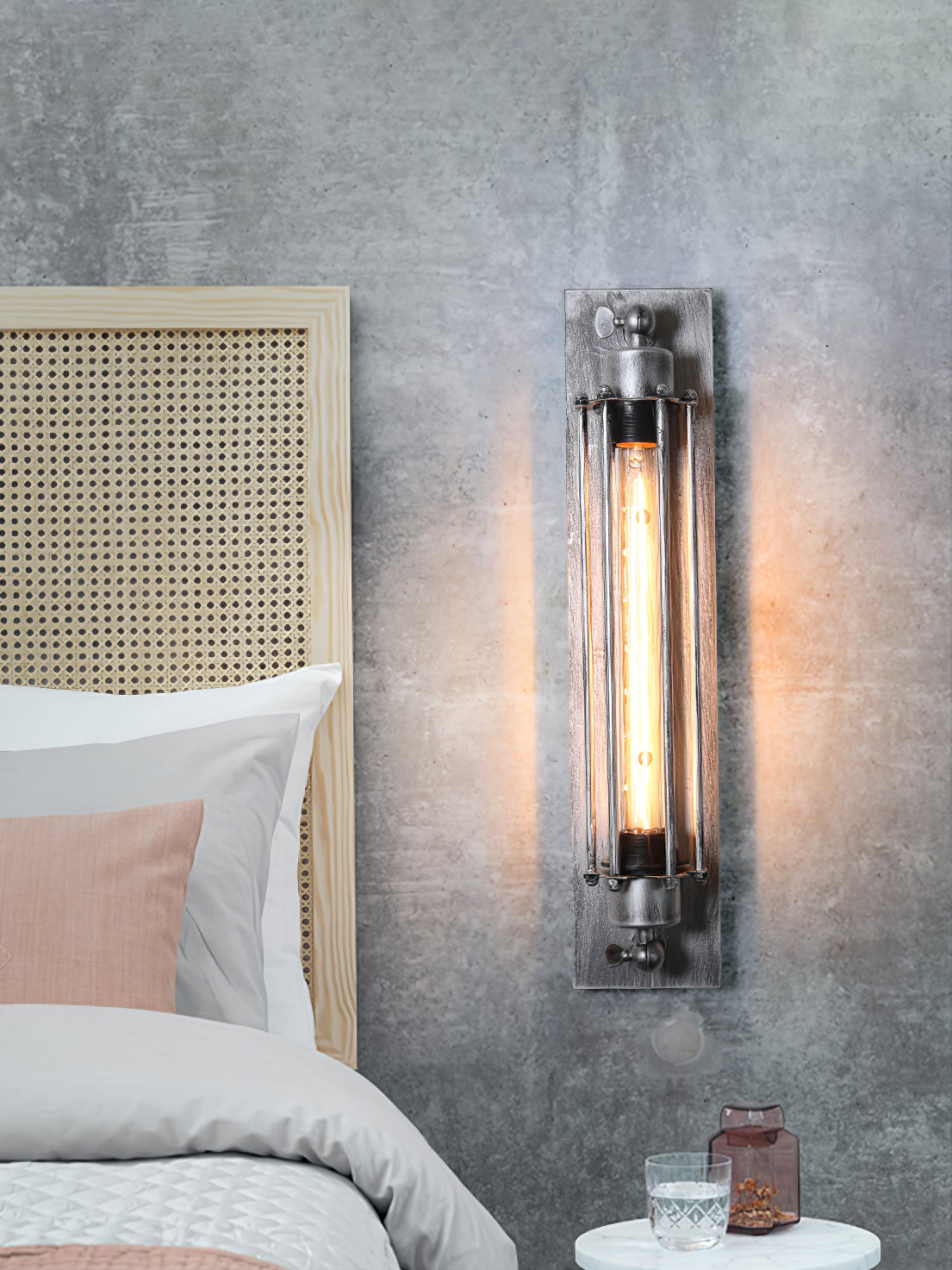 Heavy Duty Metal Wall Lamp for Home or Office