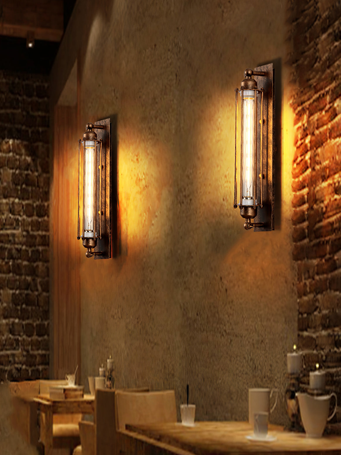 Heavy Duty Metal Wall Lamp for Home or Office