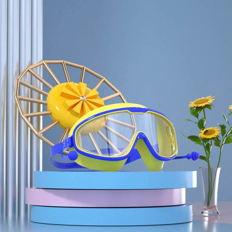 Fesara Kids Clear Vision Swim Goggles - Soft & Protective - Fesara