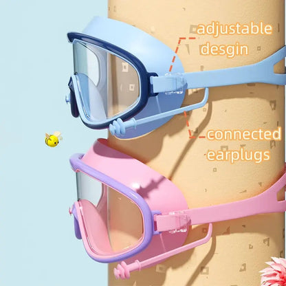 Fesara Kids Clear Vision Swim Goggles - Soft & Protective