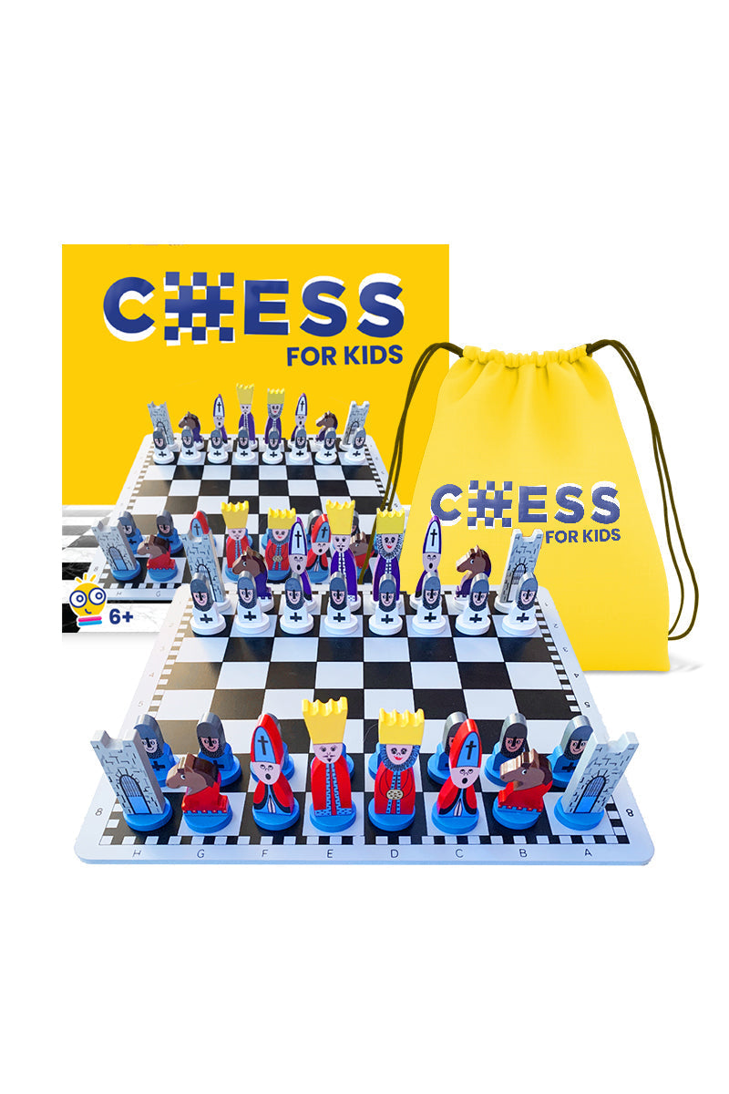 Classic Childrens Wooden Chess Board Game