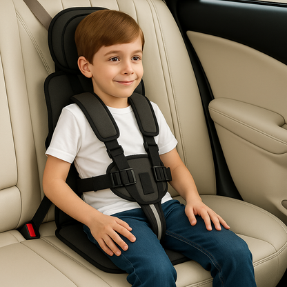 Lightweight Child Car Seat Compact Folding Travel Booster