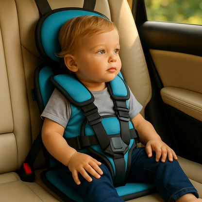 Lightweight Child Car Seat Compact Folding Travel Booster