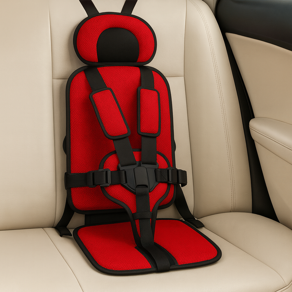 Child Car Travel Booster Seat Compact Safety Harness
