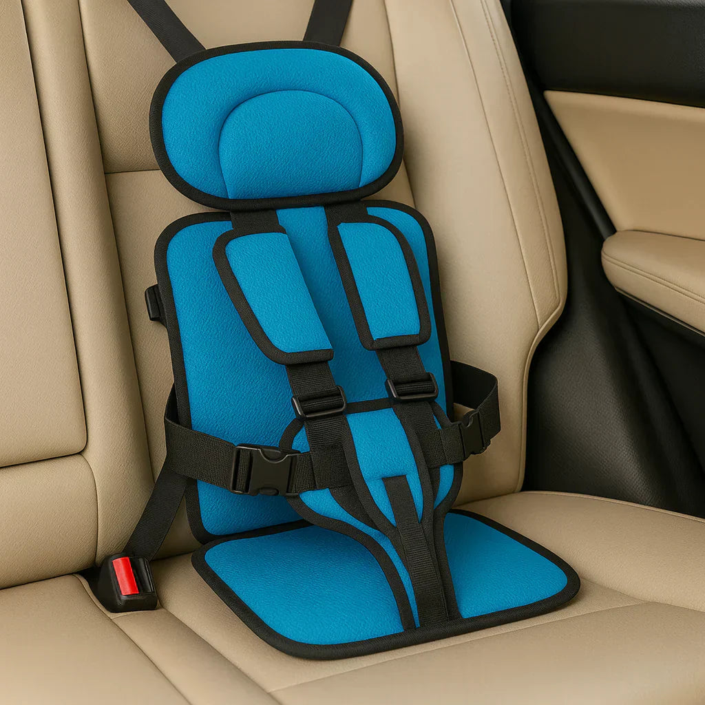Child Car Travel Booster Seat Compact Safety Harness