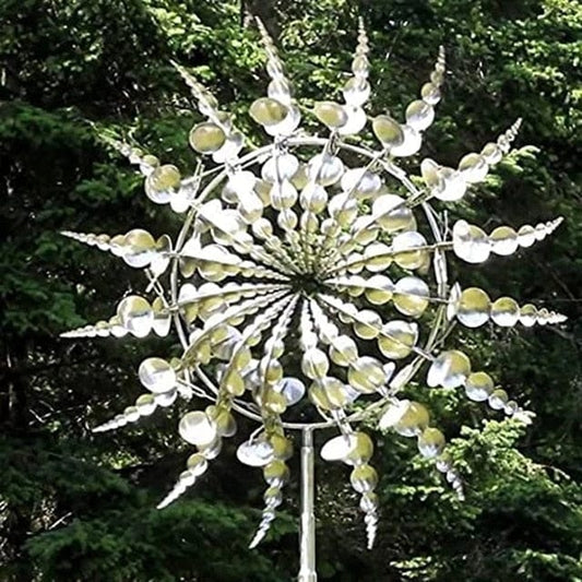 Colorful Outdoor Metal Windmill Decoration - Fesara