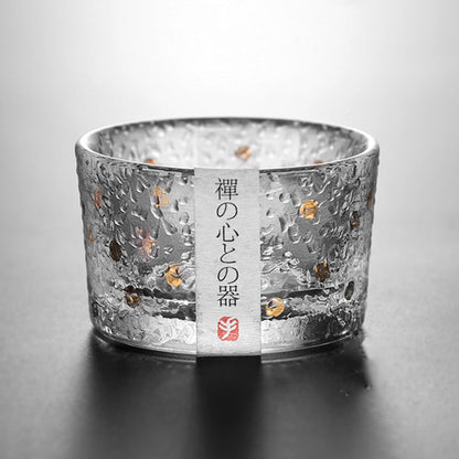 Luxury Gold Whiskey Tumbler Glass