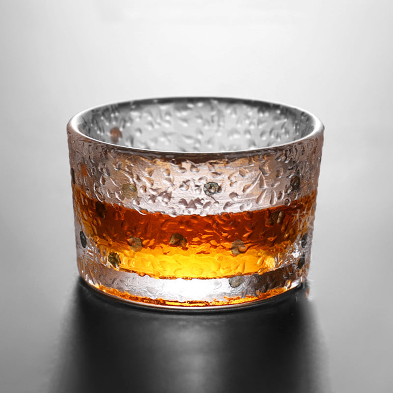 Luxury Gold Whiskey Tumbler Glass