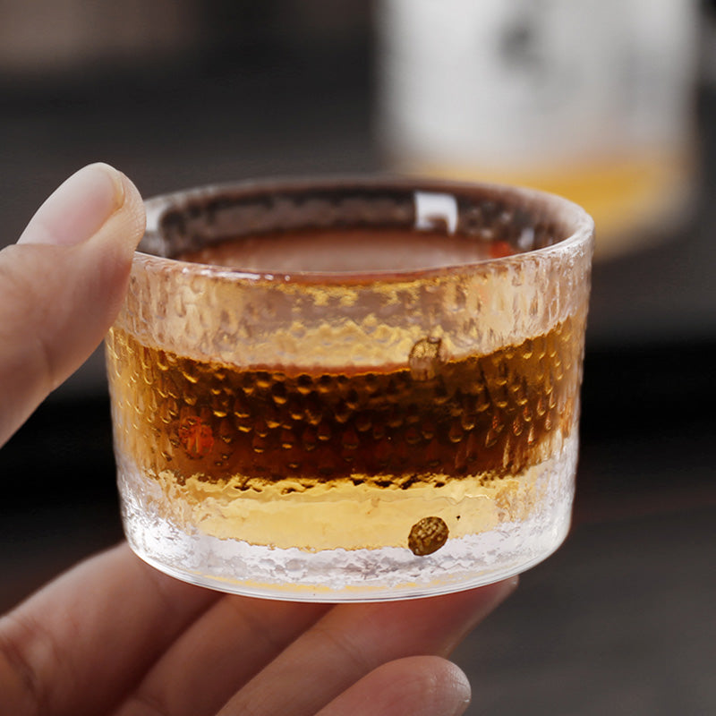 Luxury Gold Whiskey Tumbler Glass