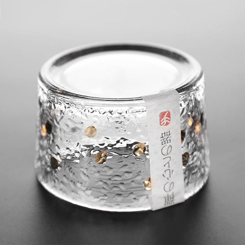 Luxury Gold Whiskey Tumbler Glass