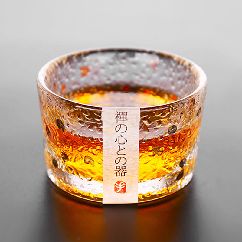 Luxury Gold Whiskey Tumbler Glass - Fesara